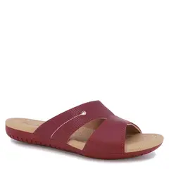 USAFLEX - Sandalia Mujer Cuero Rojo