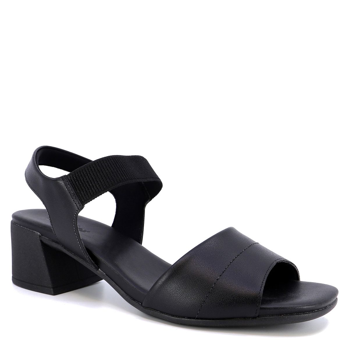 USAFLEX - Sandalia Mujer Cuero Negro Usaflex