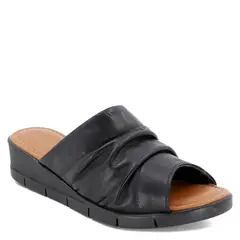USAFLEX - Sandalia Mujer Cuero Negro