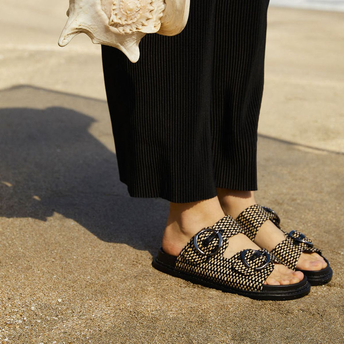 BASEMENT - Sandalia Mujer Multicolor Basement