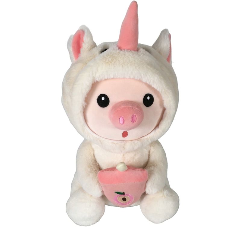 YAMP - Peluche Chanchito Disfraz Unicornio 35 Cm Yamp