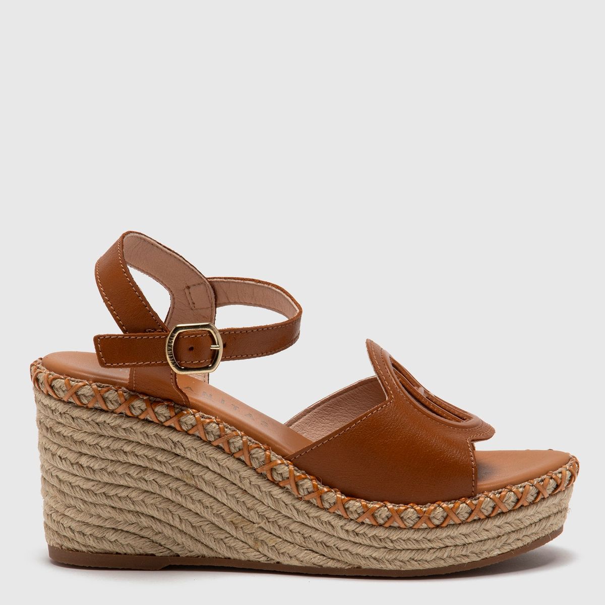 HISPANITAS - Sandalia Mujer Cuero Café Hispanitas