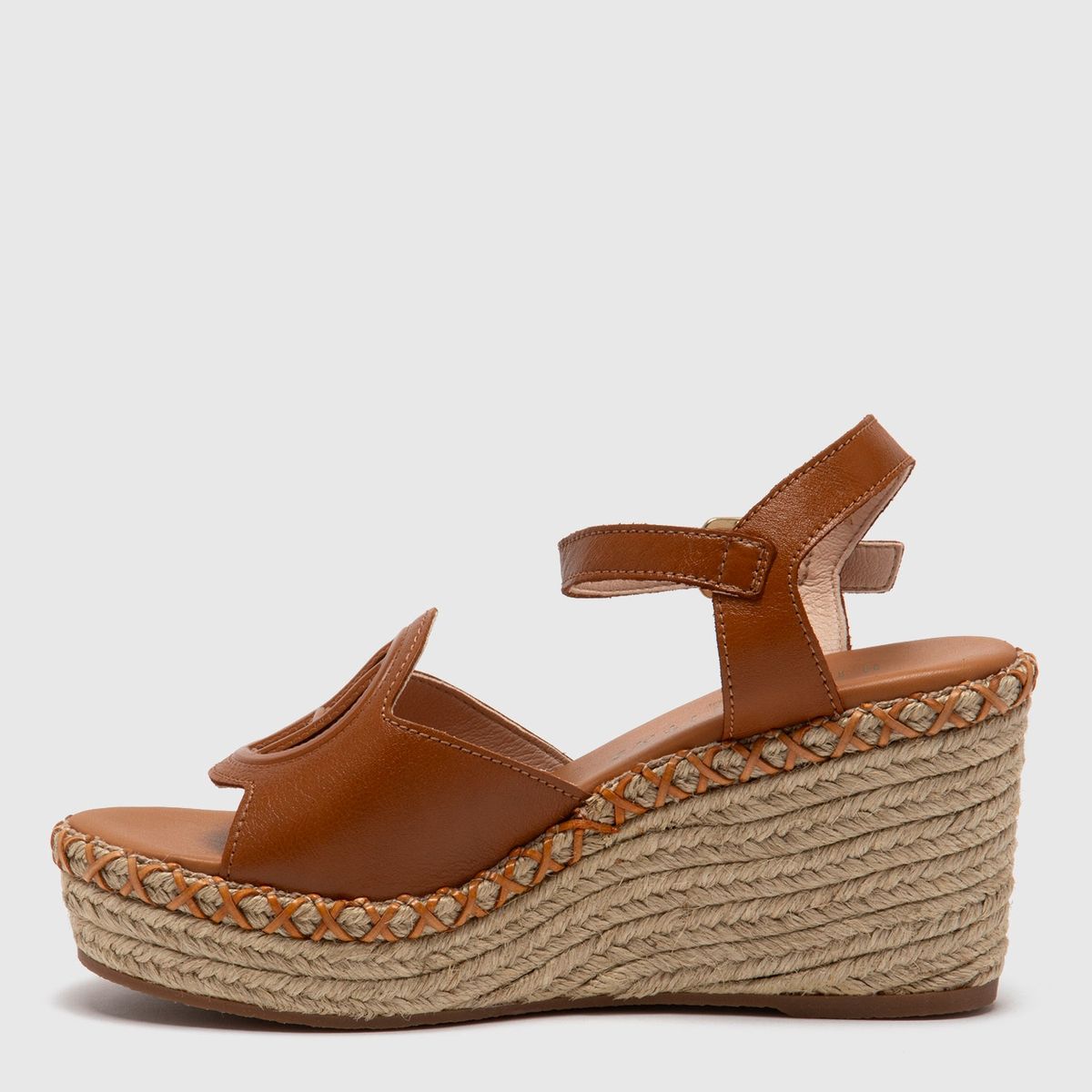 HISPANITAS - Sandalia Mujer Cuero Café Hispanitas