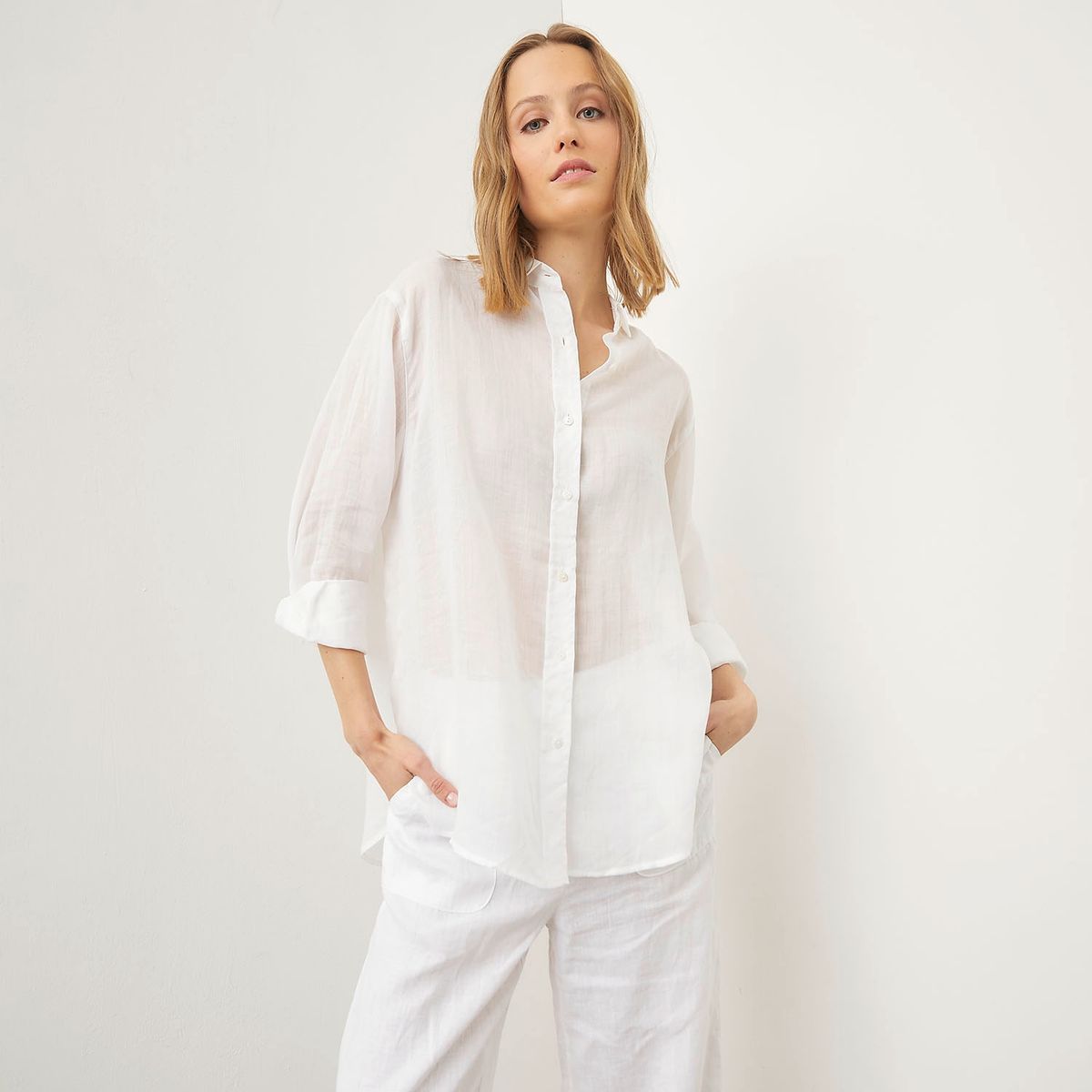 BASEMENT - Blusa Manga Larga Mujer Basement