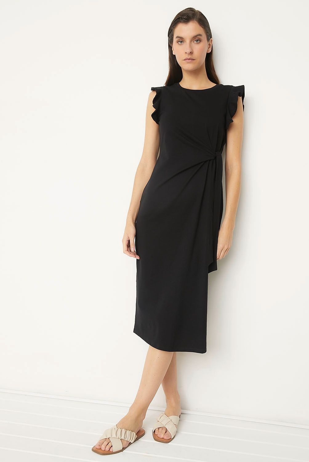 BASEMENT - Vestido Midi Mujer Basement