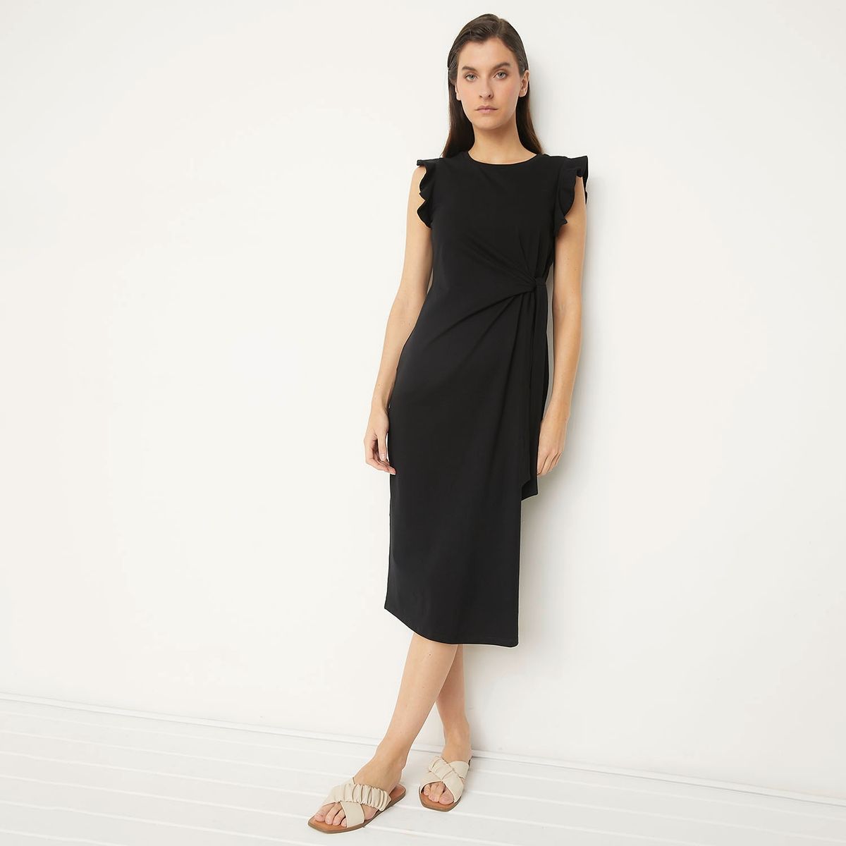 BASEMENT - Vestido Midi Mujer Basement