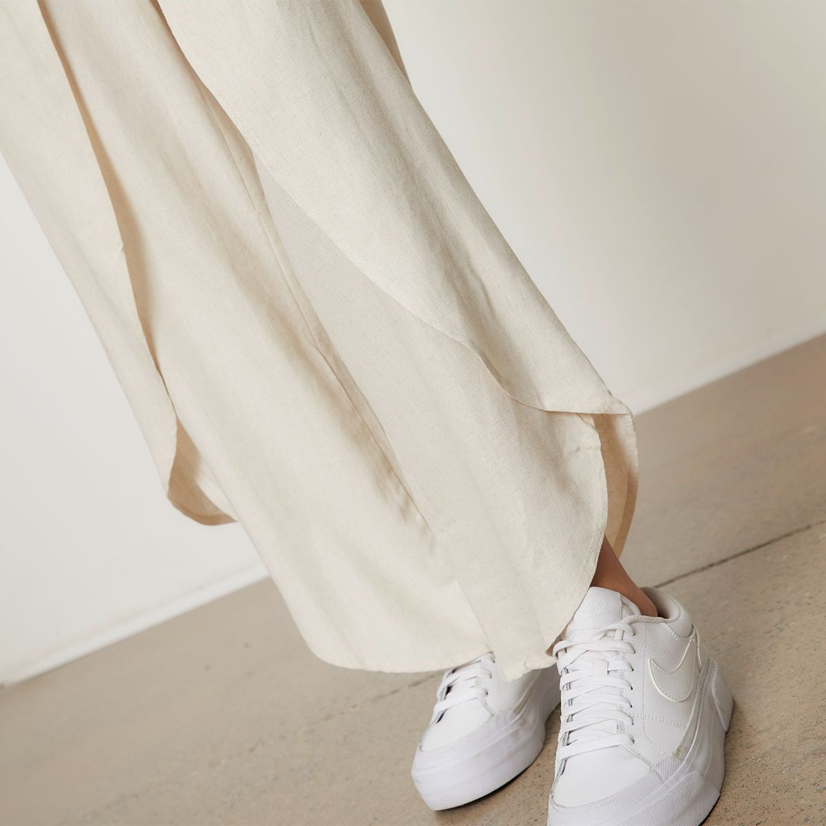 SYBILLA - Pantalón Mujer Palazzo Tiro Alto Sybilla