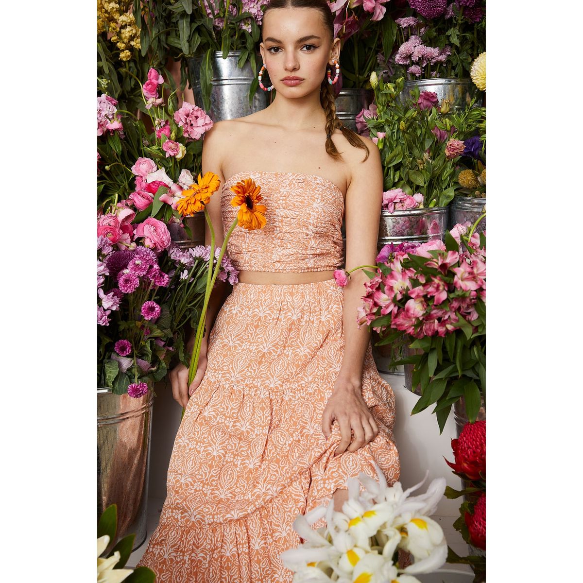 SYBILLA - Peto Casual Mujer Viscosa