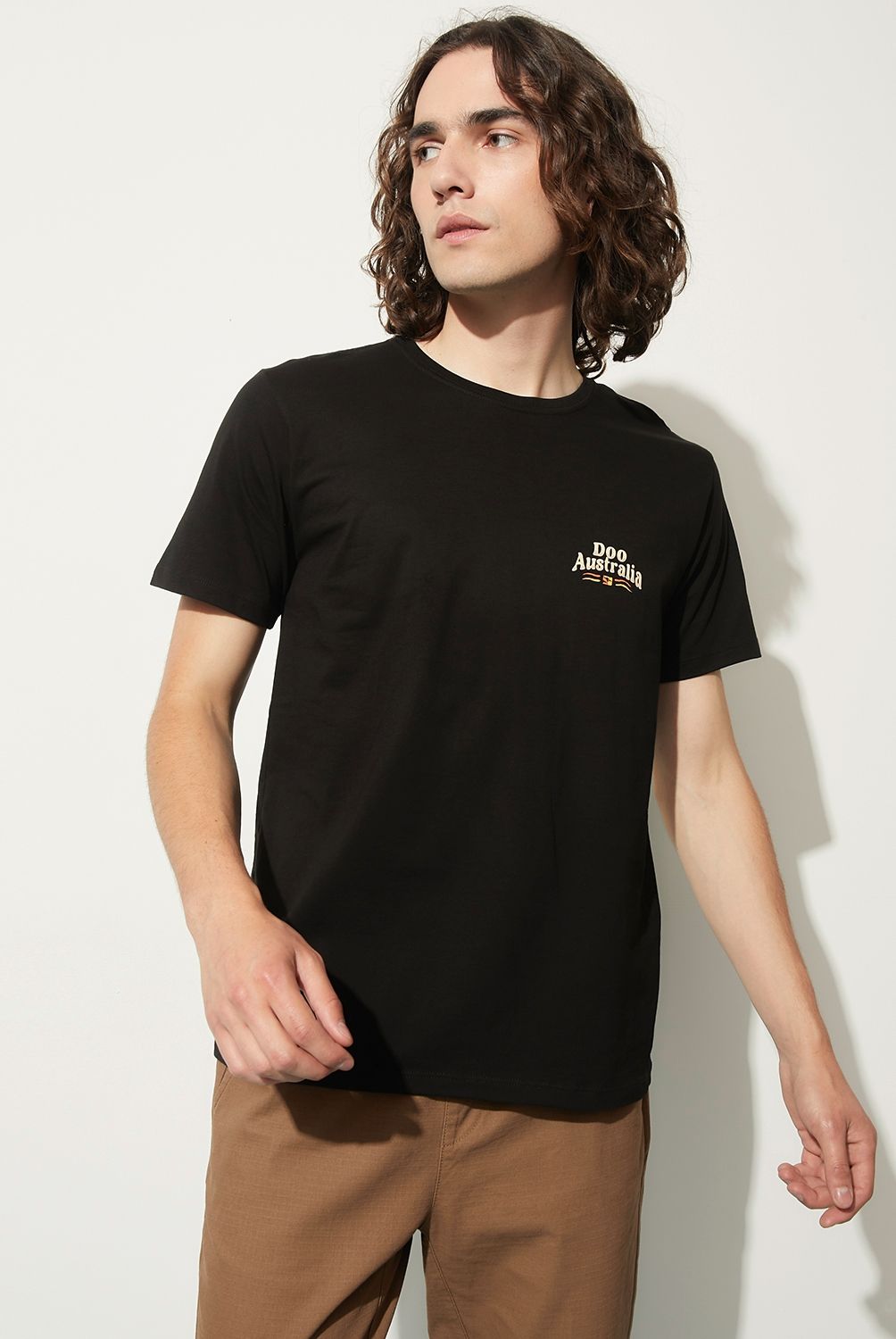 DOO AUSTRALIA - Polera Manga Corta Algodón Hombre Doo Australia
