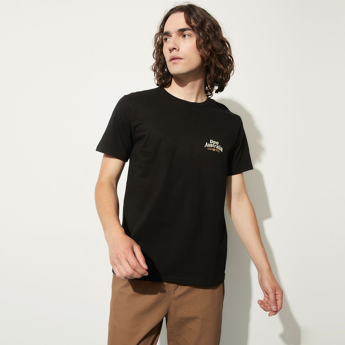 DOO AUSTRALIA - Polera Manga Corta Algodón Hombre Doo Australia