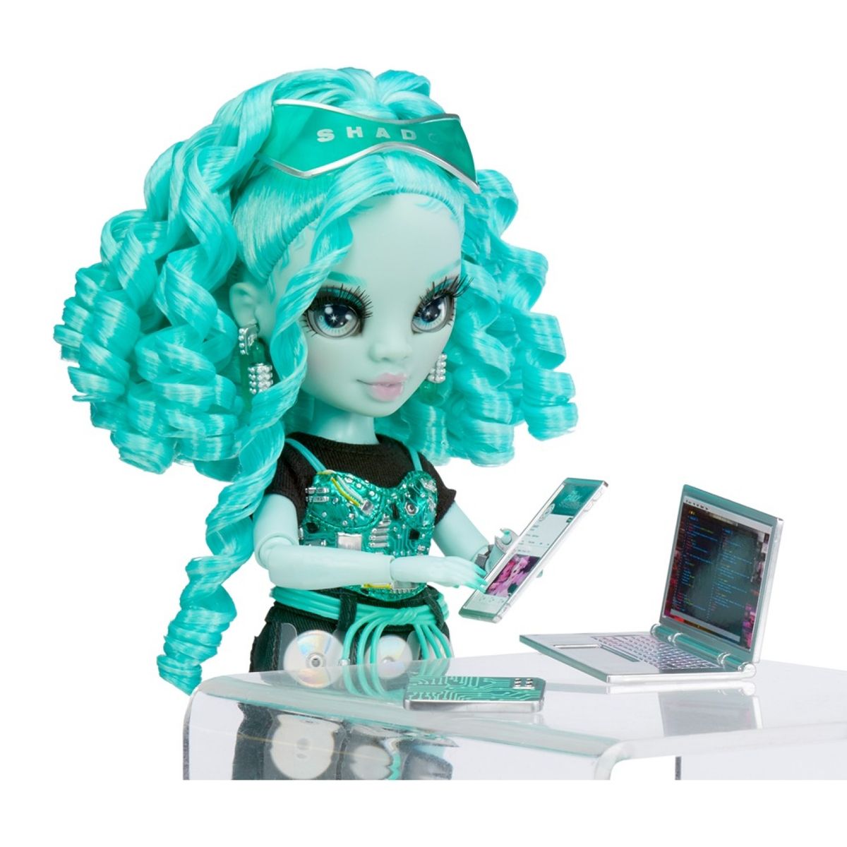 RAINBOW HIGH - Muñeca Shadow Ver de Rainbow High