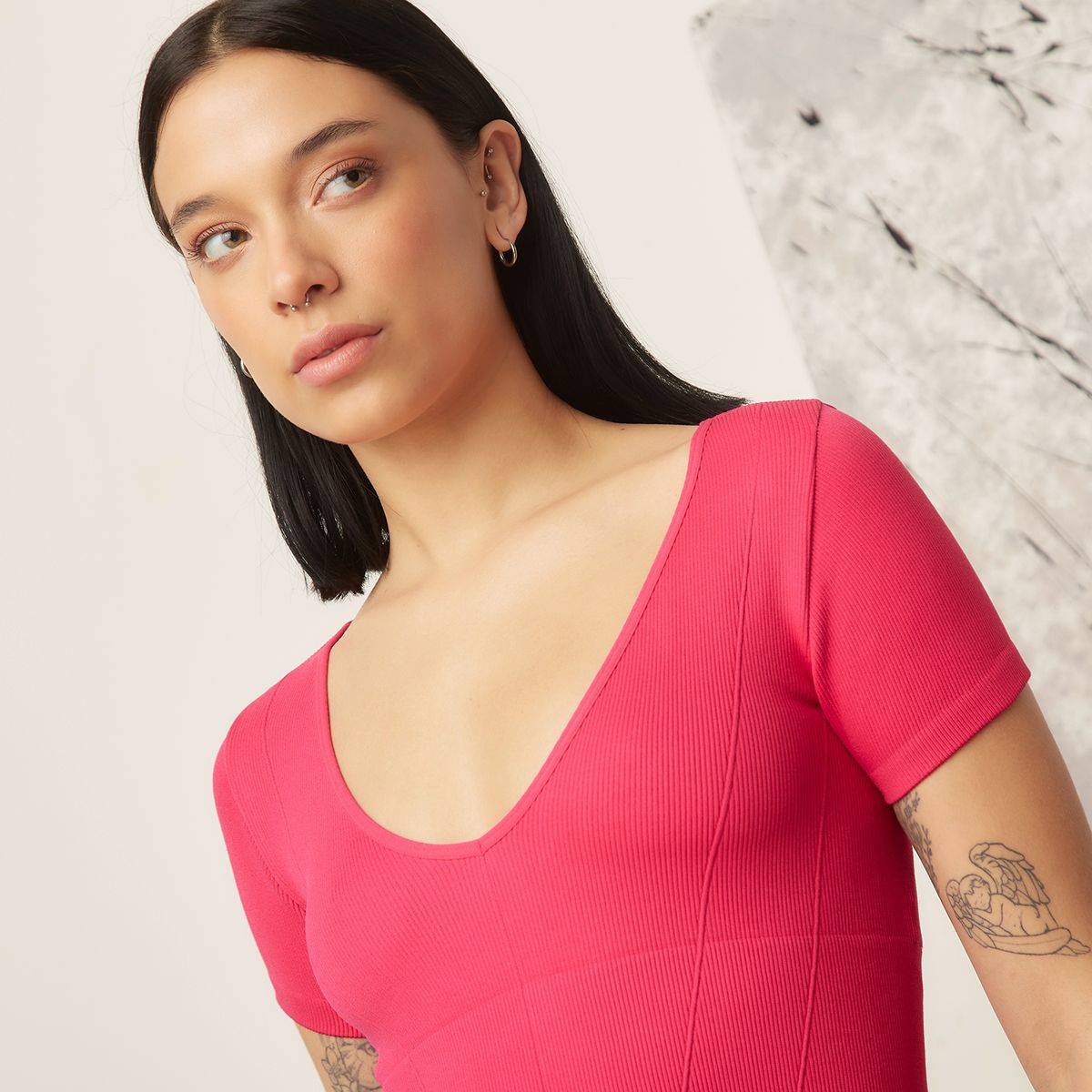 AMERICANINO - Polera Manga Corta Mujer Americanino