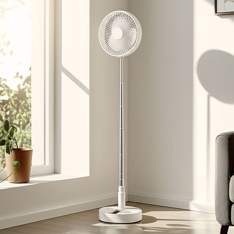Ventilador de Pedestal 7.5 Pulgadas GM-U701W Blanco
