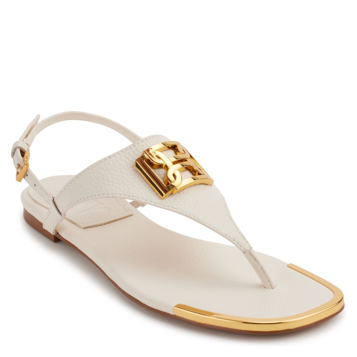 DKNY - Sandalia Plana Mujer Beige DKNY