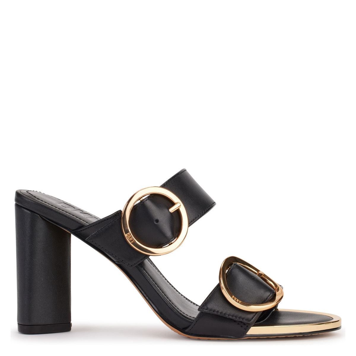 DKNY - Sandalia Mujer Cuero Negro DKNY