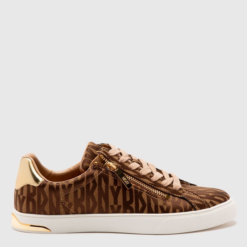 DKNY - Zapatilla Urbana Mujer Café DKNY