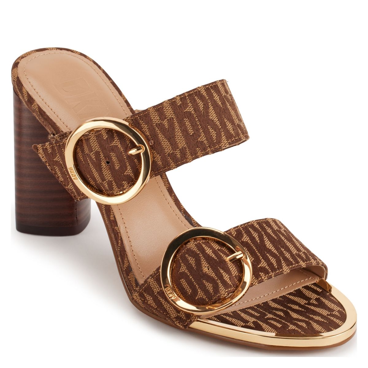 DKNY - Sandalia Mujer Cuero Café DKNY