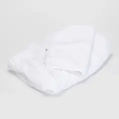 MICA - Set Turbante y Toalla Algodón 290 Gsm Blanca