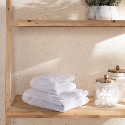 Imagen 2 del producto Juego de Toallas Encaje Blanco Algodón