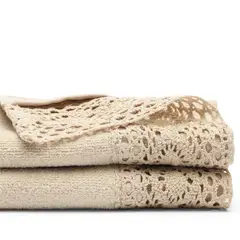 ROBERTA ALLEN - Juego De Toallas S2 Bolillo Beige