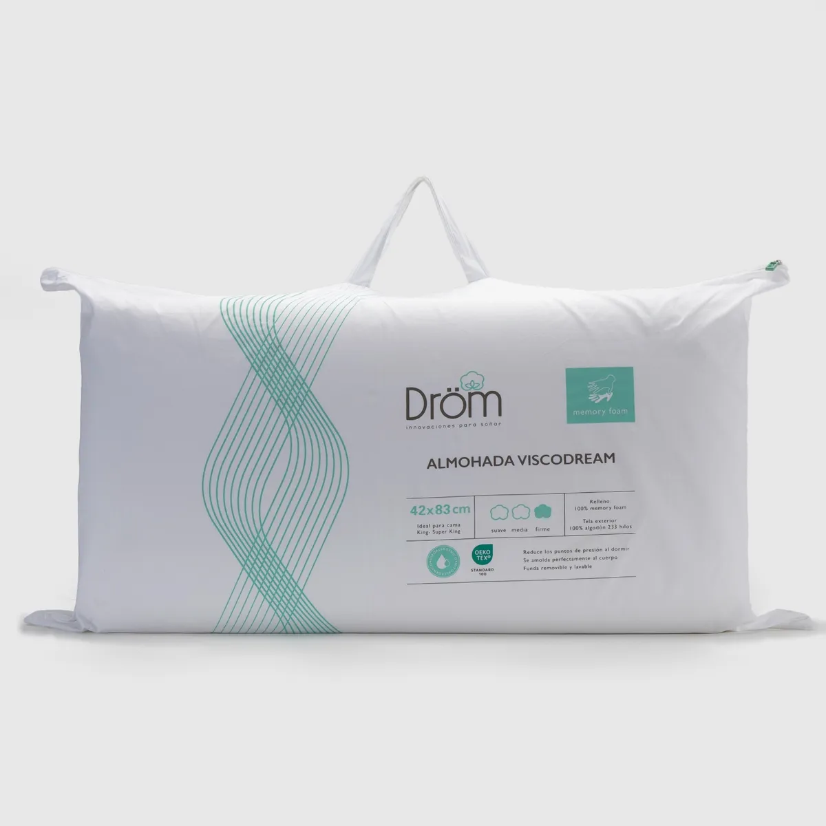 DROM - Pack 2 Almohadas Viscodream 50X90 Cm Drom
