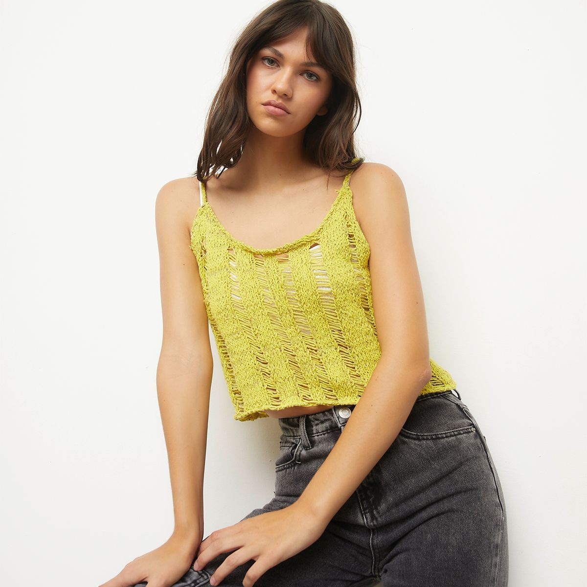 AMERICANINO - Polera Sin Mangas Algodón Mujer Americanino