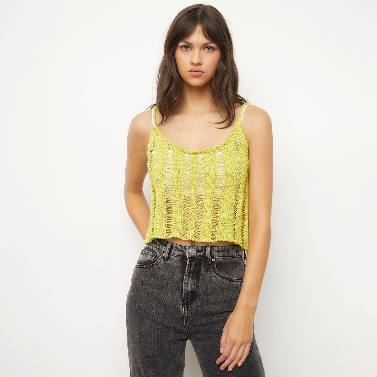 AMERICANINO - Polera Sin Mangas Algodón Mujer Americanino