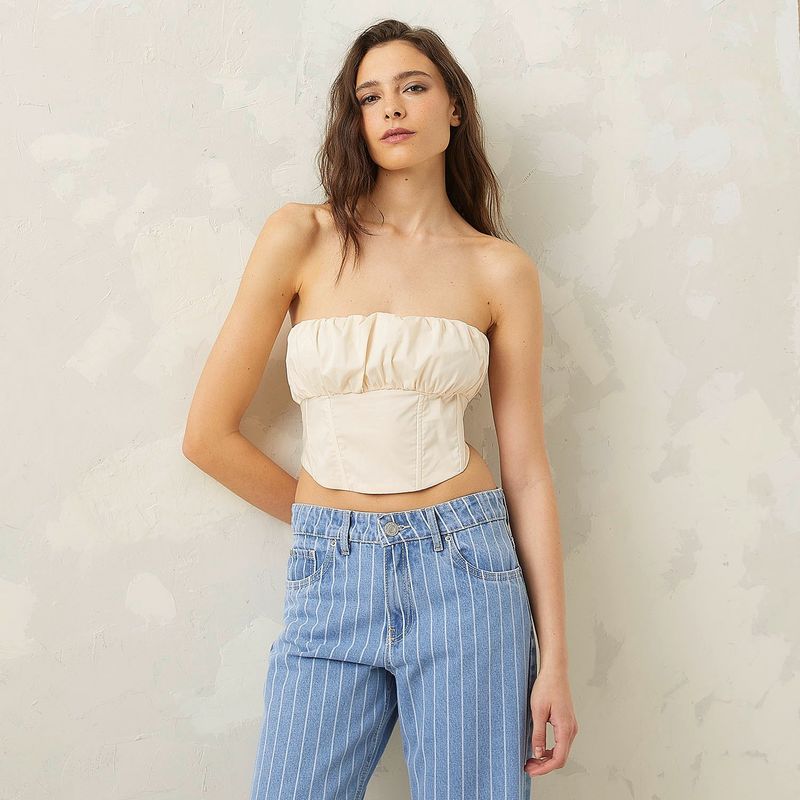 AMERICANINO - Blusa Sin Mangas Algodón Mujer Americanino