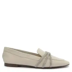 SCHUTZ - Mocasin Mujer Cuero Beige