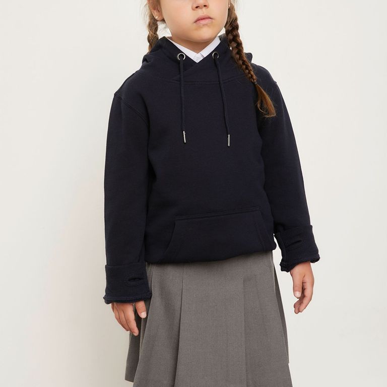 Polerón Con Gorro Escolar Niña