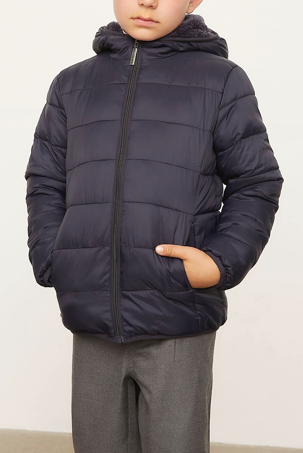 HOLLEY SKOOL - Parka Holley Escolar Casual Niño Nylon Azul Marino