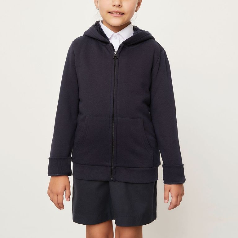 Polar Con Gorro Escolar Niña