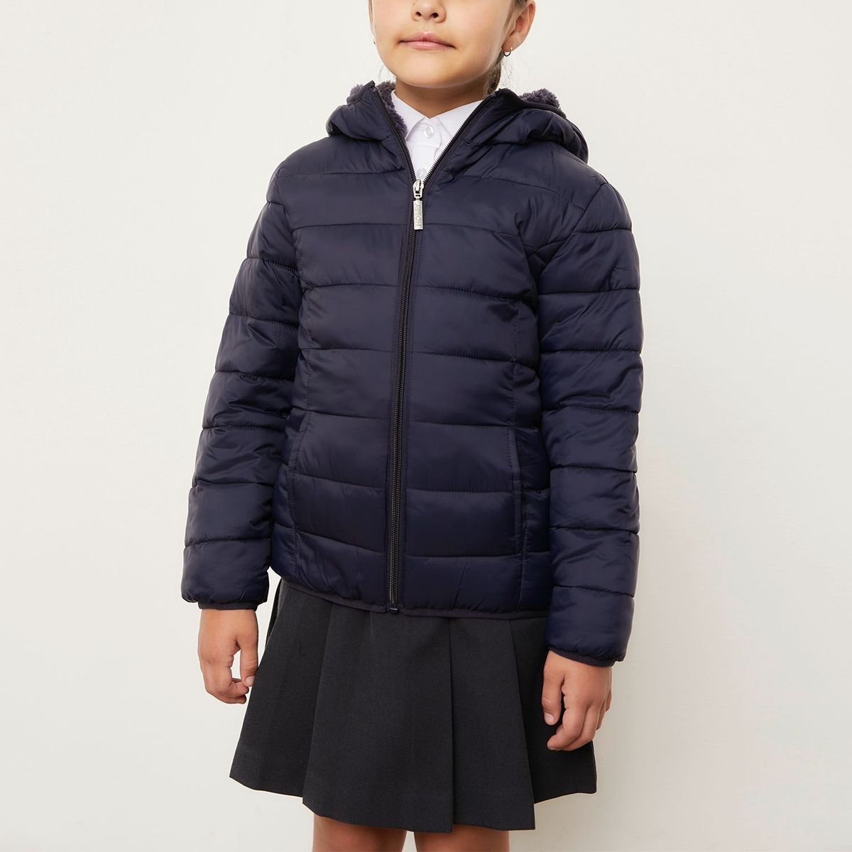 HOLLEY - Parka Con Gorro Escolar Niña