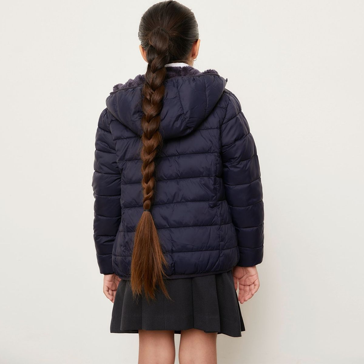 HOLLEY - Parka Con Gorro Escolar Niña