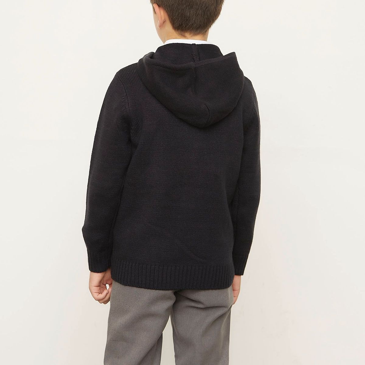 HOLLEY - Sweater Con Gorro Escolar Niño