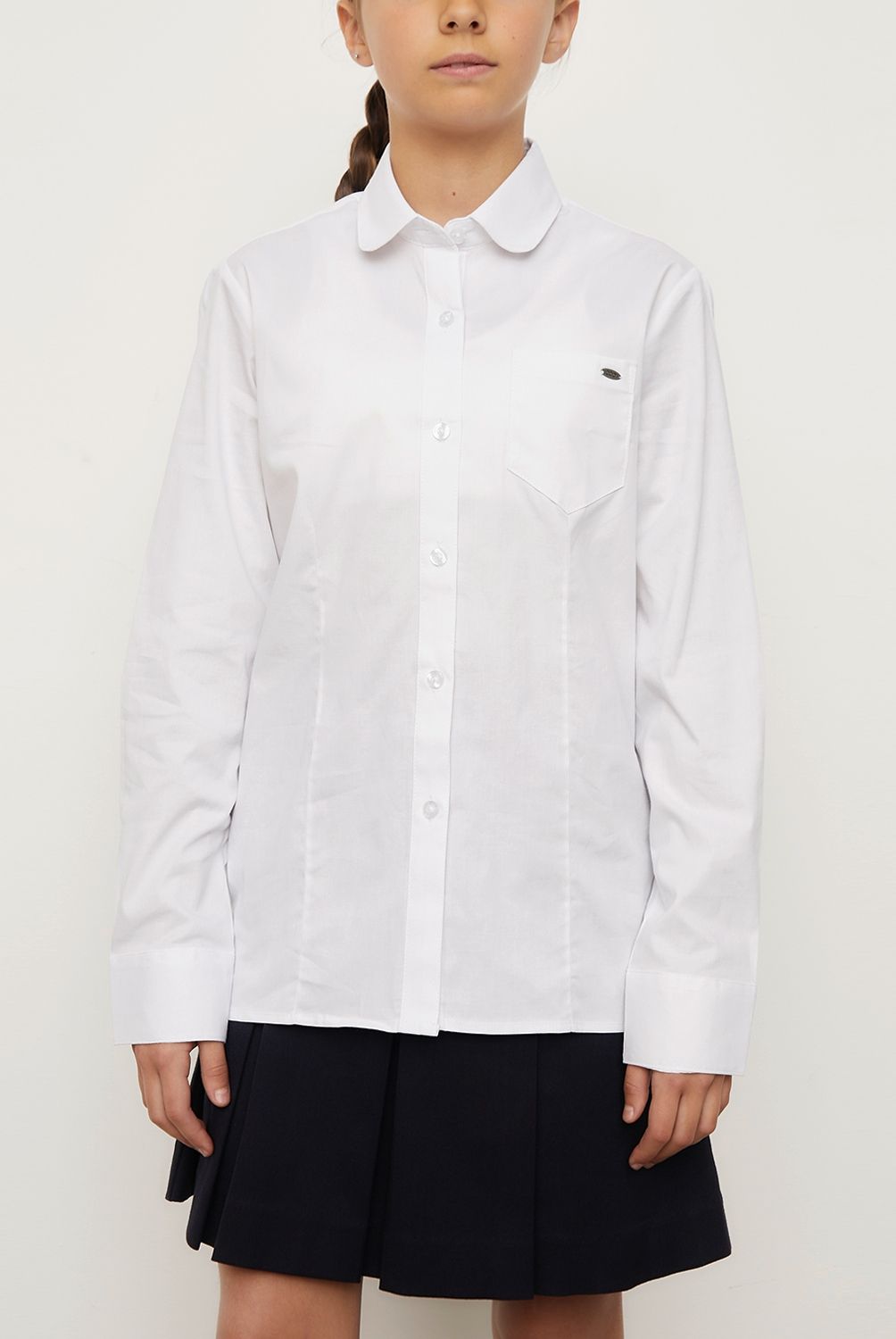 DOO AUSTRALIA - Blusa Casual Algodón Doo Australia Niña Manga Larga Blanca