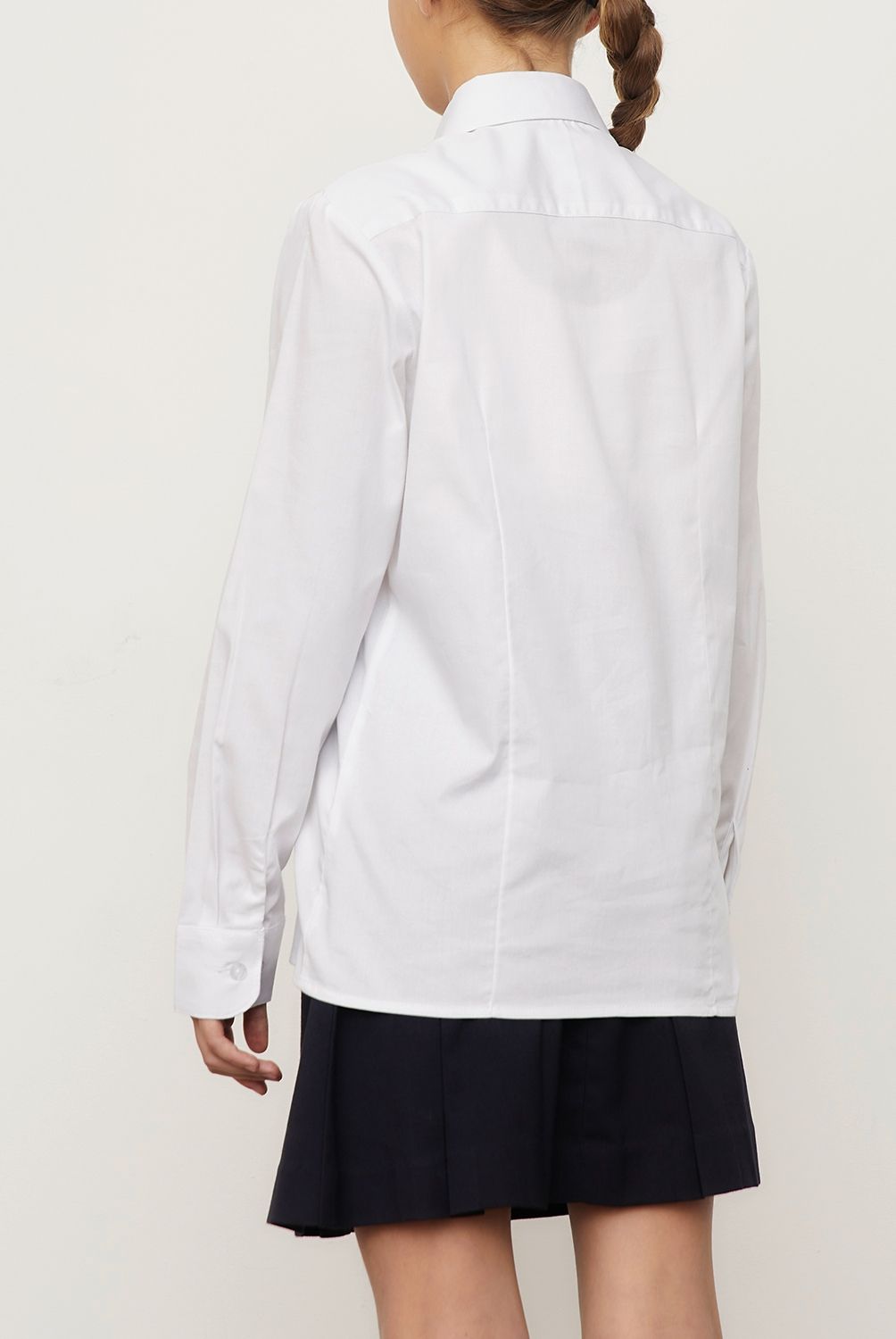 DOO AUSTRALIA - Blusa Casual Algodón Doo Australia Niña Manga Larga Blanca