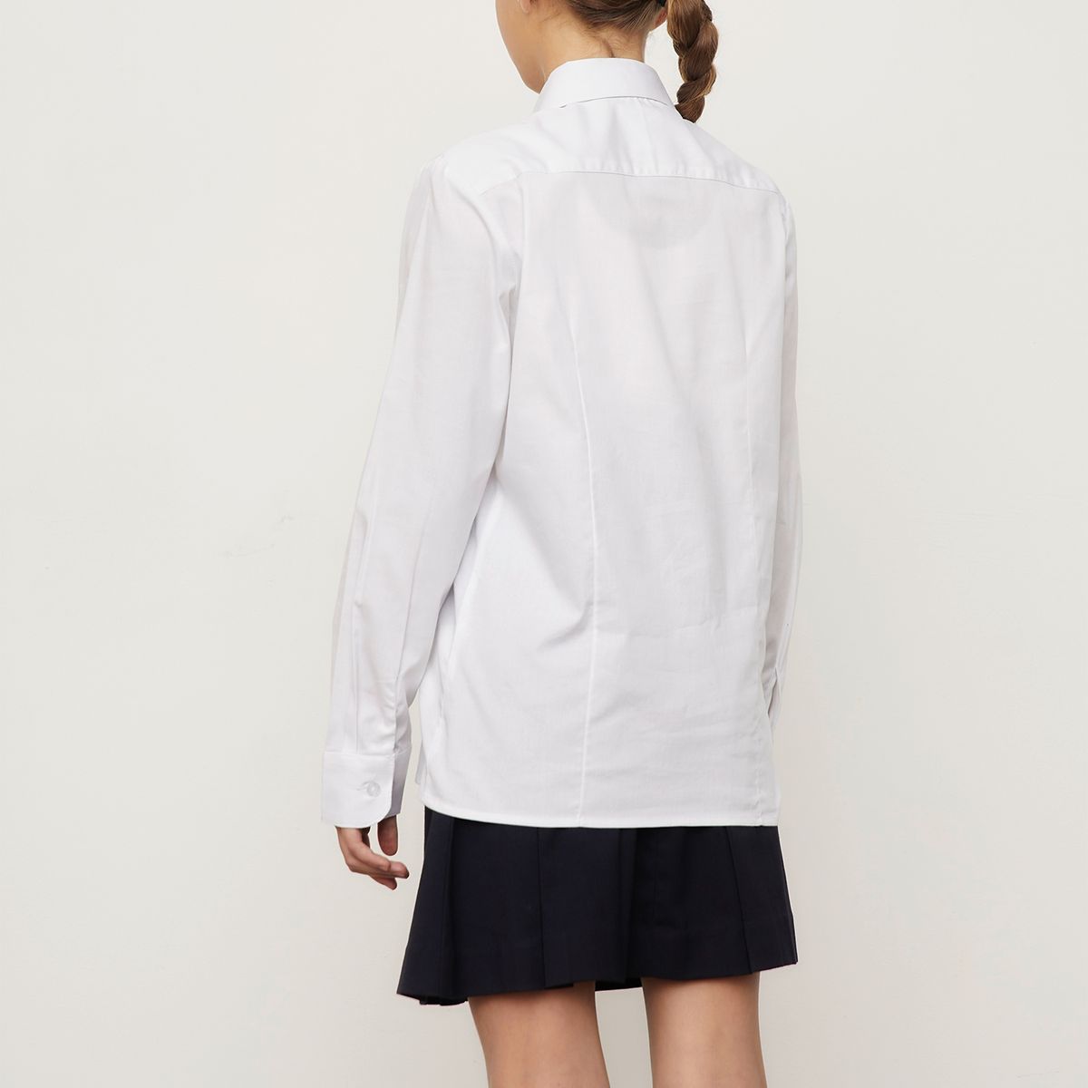 DOO AUSTRALIA - Blusa Casual Algodón Doo Australia Niña Manga Larga Blanca