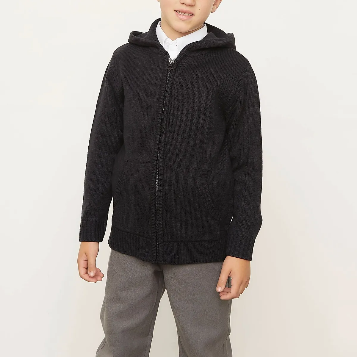 HOLLEY - Sweater Con Gorro Escolar Niño