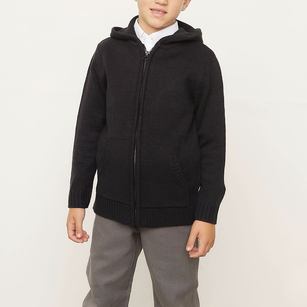 HOLLEY - Sweater Con Gorro Escolar Niño