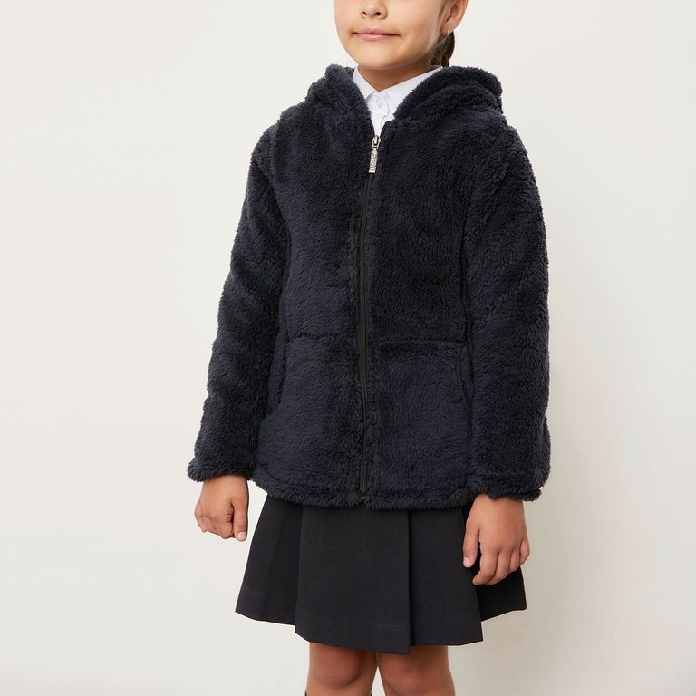 Polar Con Gorro Escolar Niña