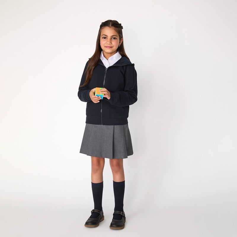 HOLLEY SKOOL - Polar Escolar Niña Holley Algodón con Cierre