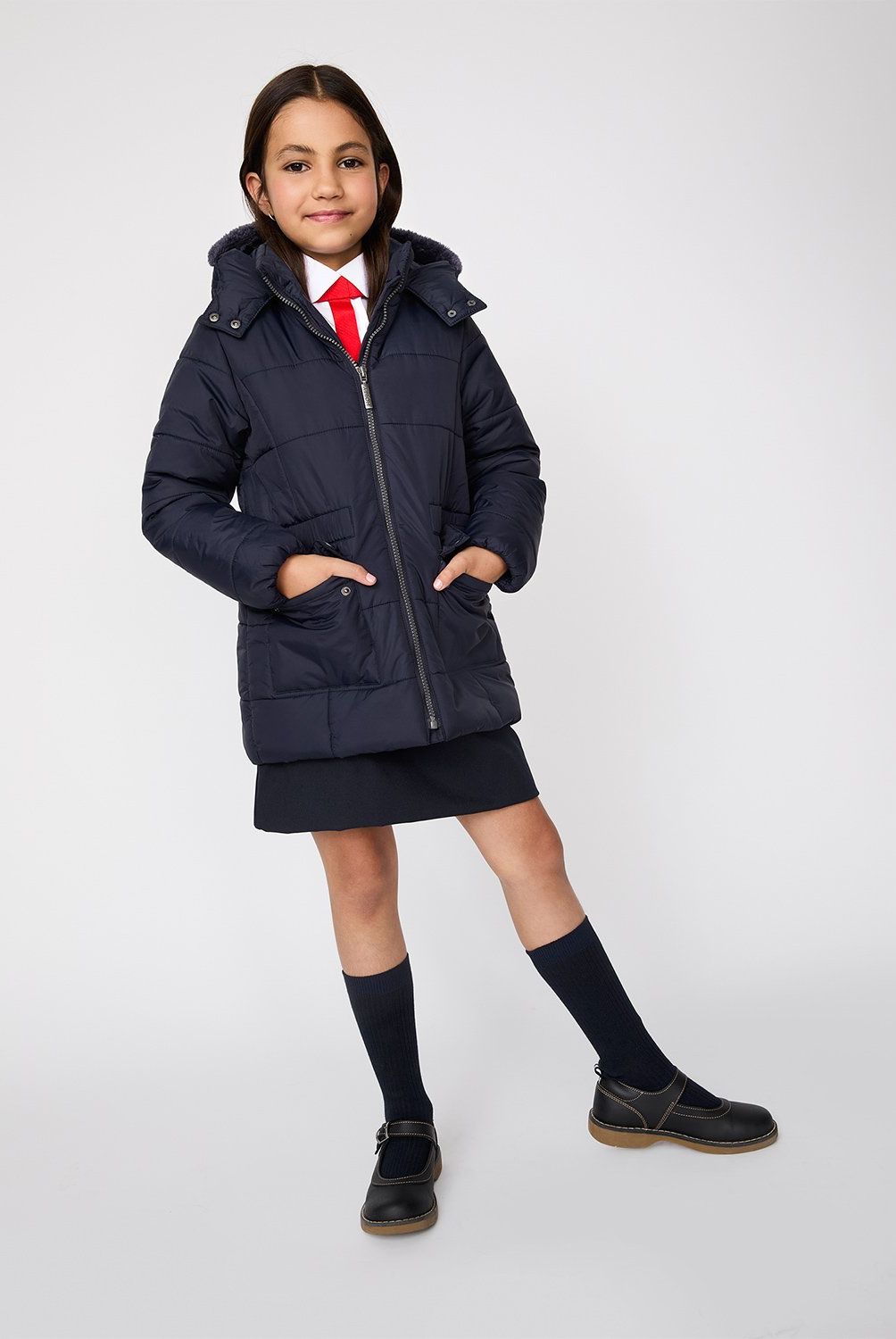 HOLLEY SKOOL - Parka Holley Casual Escolar Niña Nylon