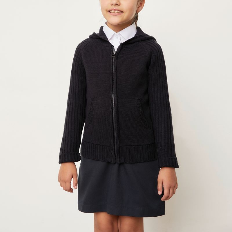 HOLLEY SKOOL - Chaleco Escolar Holley Niña Con Gorro