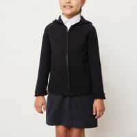 Chaleco Escolar Niña Con Gorro