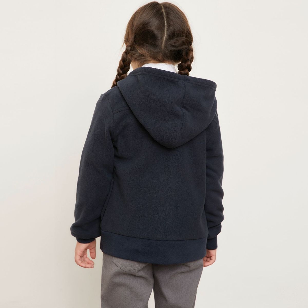 HOLLEY - Polar Con Cierre y Gorro Escolar Niña 