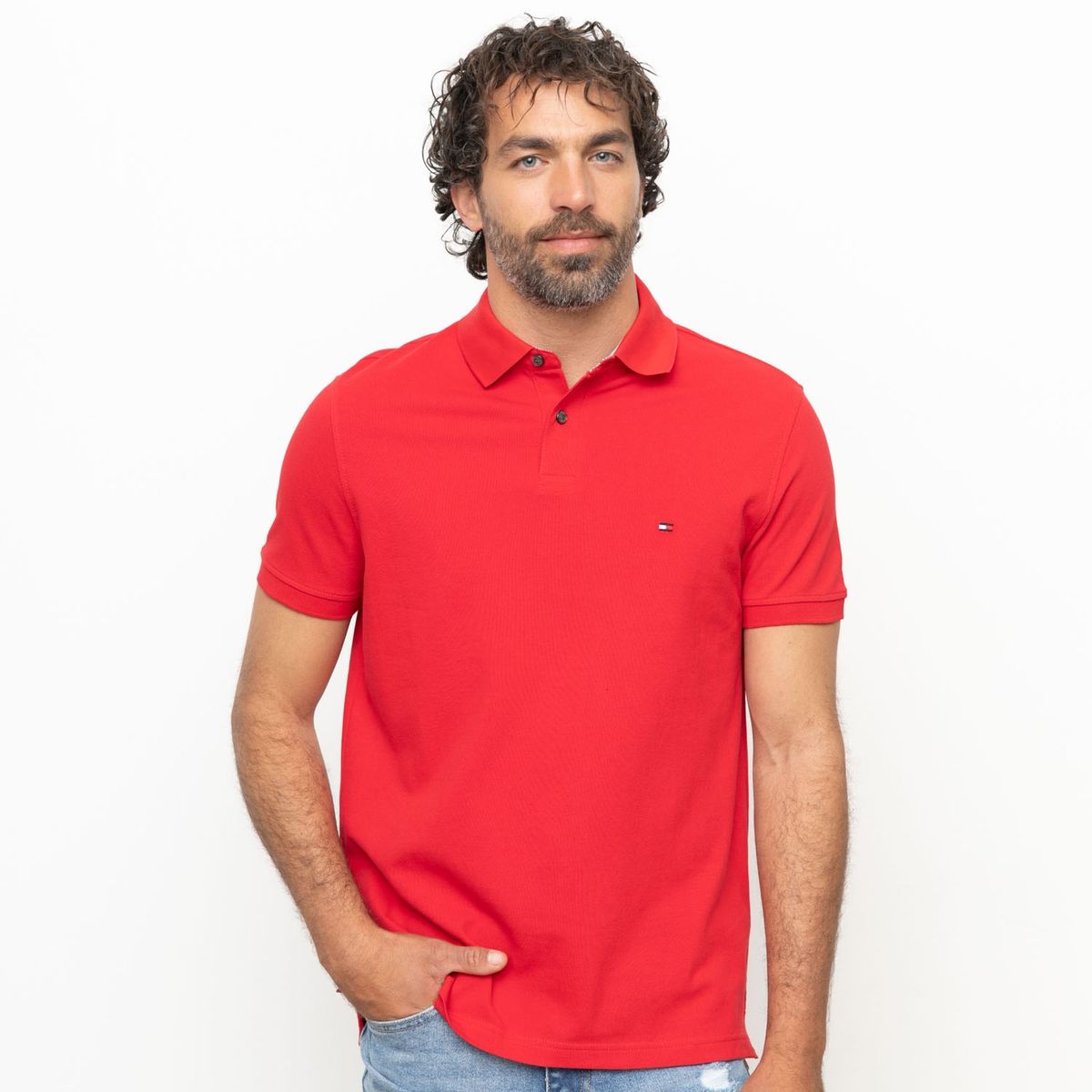 TOMMY HILFIGER - Polera Manga Corta Hombre Tommy Hilfiger