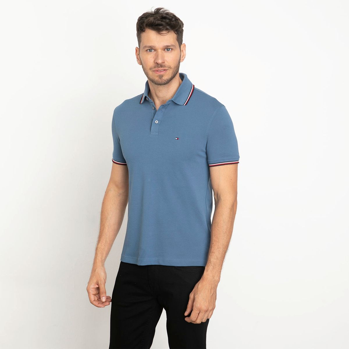 TOMMY HILFIGER - Polera Manga Corta Hombre Tommy Hilfiger