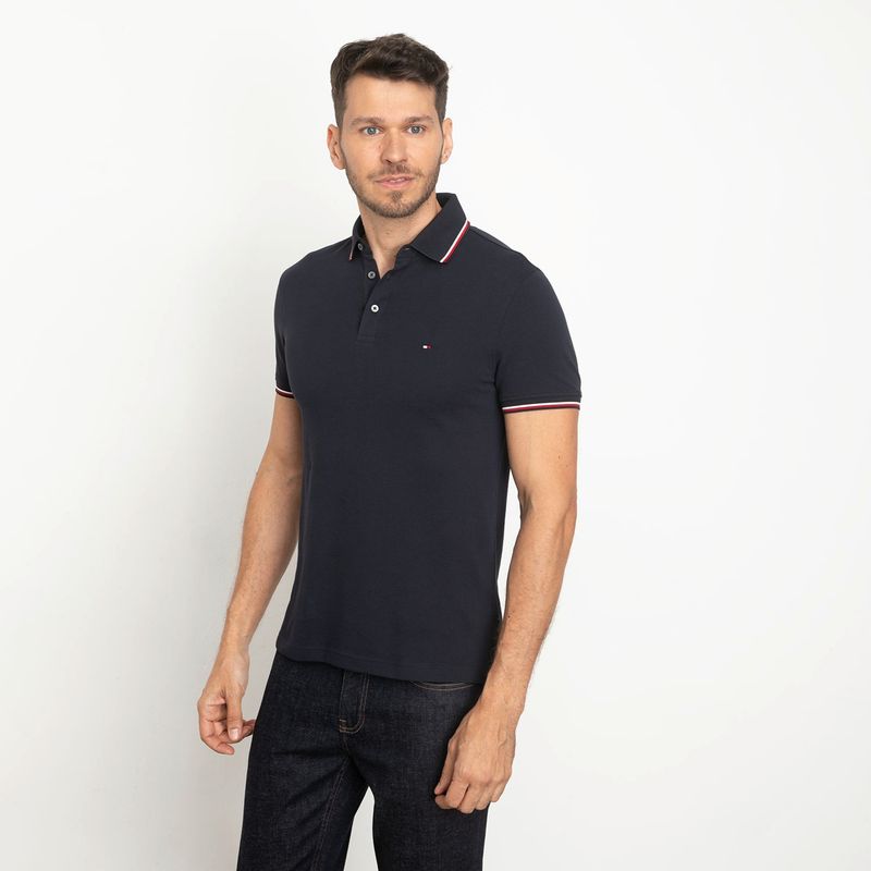 TOMMY HILFIGER - Polera Manga Corta Hombre Tommy Hilfiger