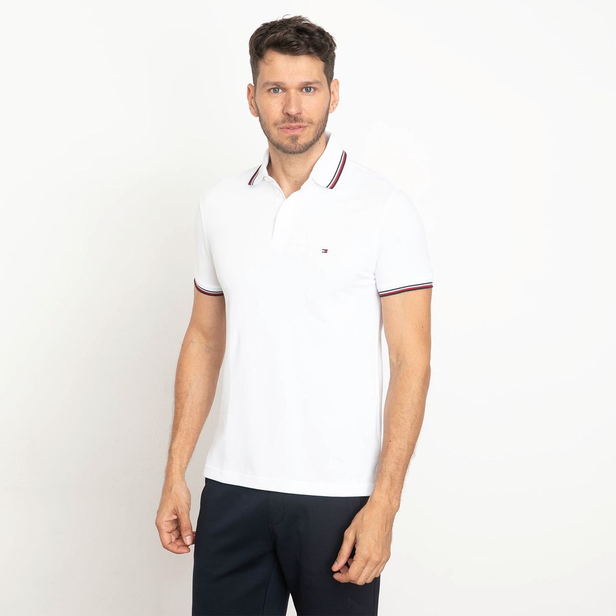 TOMMY HILFIGER - Polera Manga Corta Hombre Tommy Hilfiger